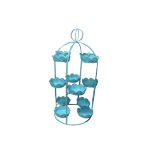 6373-12AZ PORTA CUP CAKE AZUL