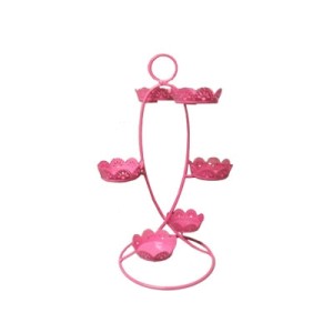 6374-6RS PORTA CUP CAKE ROSA