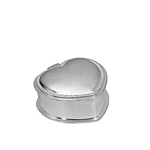 9091 PORTA JOIA 6CM DE ZAMAC PRATEADO