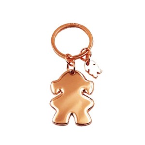 C0013902 CHAVEIRO DE METAL MENINA ROSE 8CM