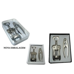 CSNS6375 ESTOJO ABRIDOR VINHO E QUEBRA NOZES