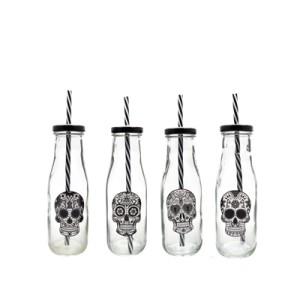 D3503 MINI GARRAFA CAVEIRA BLACK 400ML