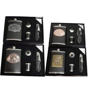 DJH1004 KIT GARRAFA C/FUNIL MINI COPO E SACA ROLHAS