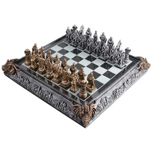 HJC-303 JOGO XADREZ MEDIEVAL 42X42X14,5CM