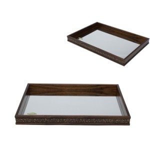 11938 BANDEJA C/ESPELHO COQUINHO 51X35X5CM