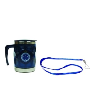 QH015-15 CANECA DE  INOX C/CORDAO CRUZEIRO 450ML