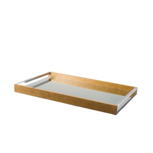 11530 BANDEJA COM ESPELHO NATURALS  36X25X5CM