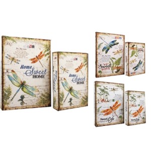 SH-20333 JOGO 2 CAIXAS LIVRO PORTA OBJETOS