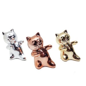 WC409348 GATO CROMADO 5X3X8CM