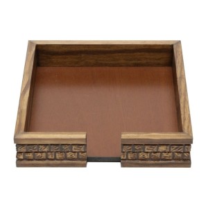 12834 PORTA GUARDANAPO MADEIRA COQUINHO