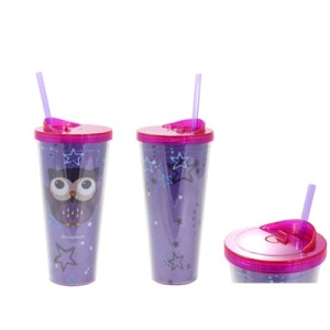 X10021852 COPO CANUDO CORUJA GRANDE C/GLITER