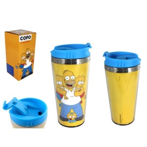 X10022494 COPO VIAGEM SIMPSONS FAMILIA 450ML