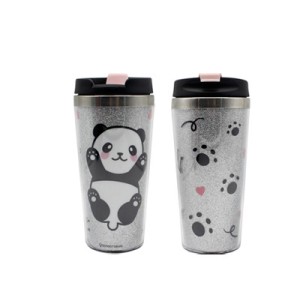 X10023296 COPO VIAGEM PANDA GLITER 450ML