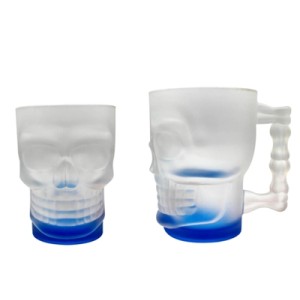 X10023485 CANECA CAVEIRA SKULL MUG AZUL 500ML