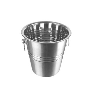 13247 CHAMPANHEIRA INOX P/1 GARRAFA 22X21CM