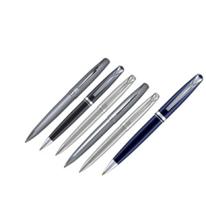 YW19366 CANETA CROWN EXPLENDOR SILVER ESFERO