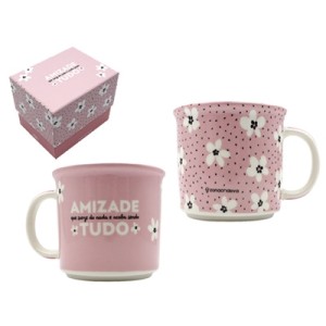 X10023557 CANECA TOM 350ML AMIZADE QUE SURGE