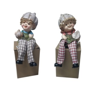 MFRU-08 BONECO PERNA MOLE ALHO 17X5CM