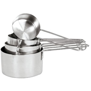 26235 JOGO 4 MEDIDORES AÇO INOX 60/80/125/250ML