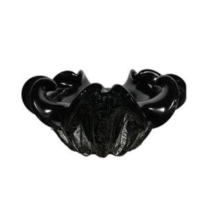 L04 CINZEIRO PRETO MURANO 21X9,5CM