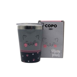 X10024140 COPO VIAGEM SNAP MEOW POWER 300ML