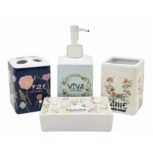 393 KIT PARA BANHEIRO 4 PECAS