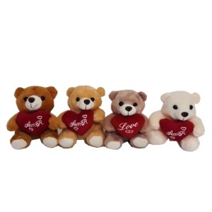 FE-6969 URSO CHAVEIRO CORAÇÃO LOVE