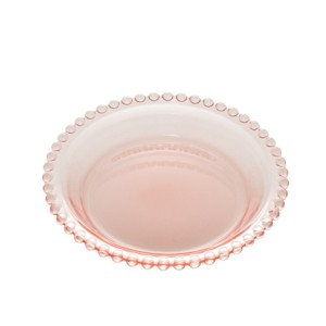 28439 CONJ 4 PRATOS PEARL ROSA 14CM