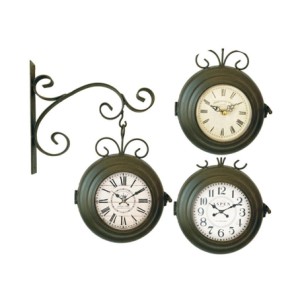 FZF-2005 RELOGIO DE PAREDE DUPLA FACE 26,5X9X35CM