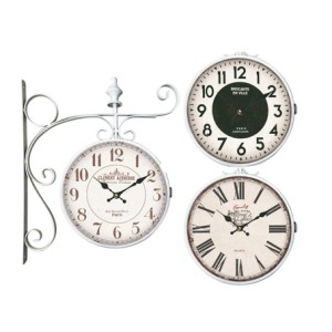 FZF-2019 RELOGIO DE PAREDE DUPLA FACE 36X9X40CM