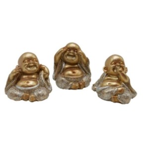 TRES-B51 JOGO MONGE DECORATIVO 3PECAS