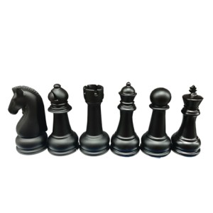 TXDZ-07 ENFEITE PECAS DE XADREZ PRETA DECORATIVO