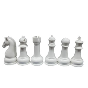 TXDZ-08 ENFEITE PECAS DE XADREZ BRANCO DECORATIVO