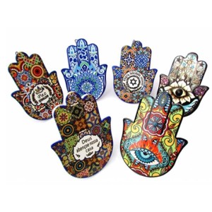 28566 ENFEITE PORCELANA TIPO MAO 14,5X10,5CM