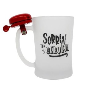 X10024093 CANECA C/CAMPAINHA TEM CERVEJA 650ML