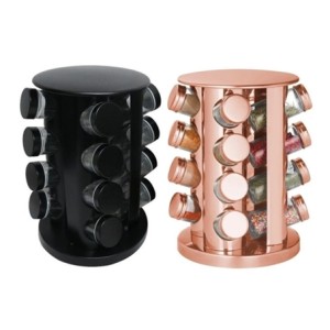 Z016K PORTA TEMPERO 16PCS BASE E TAMPA INOX COLOR