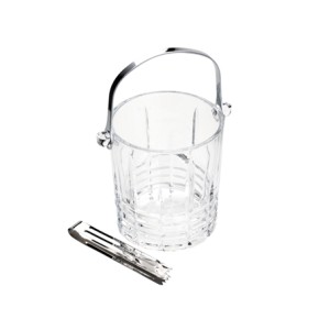 35602 BALDE P/GELO COM ALCA E PEGADOR GREGO 15X13X14CM