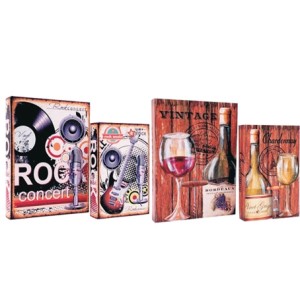 SH-21005 JOGO 2 CAIXAS LIVRO PORTA OBJETOS