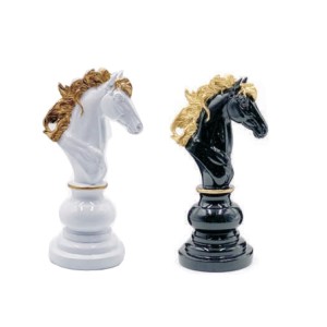 DRJ-503 XADREZ CAVALO GRANDE DECORATIVO