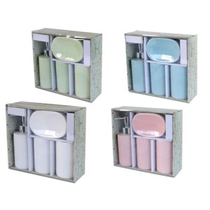 KB3002 KIT PARA BANHEIRO 4 PEÇAS