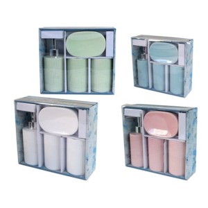 KB3003 KIT PARA BANHEIRO 4 PEÇAS