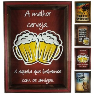 762 QUADRO PORTA TAMPINHA 25X35CM