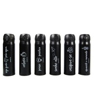 WC409500 GARRAFA FRASE PRETA