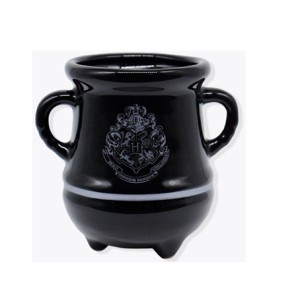 10024558 CANECA 350ML FORMATO 3D POÇAO HOGWARTS PRATA