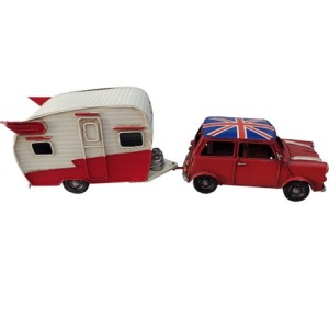 CRD-1919 CARRO COOPER COM TRAILER DECORATIVO
