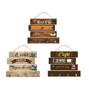 PS3202 PORTA CHAVES COM CORDA 29X34CM