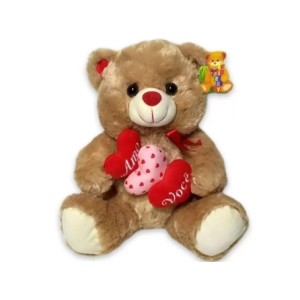FE6970 URSO TRES CORACOES AMO VOCE
