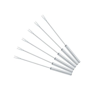 16078 JOGO 6 GARFOS P/FONDUE 23CM INOX