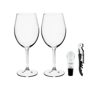 58586 KIT 4 PECAS BOHEMIA P/VINHO AUTHENTIC COLLECTION L31XP31XA13CM