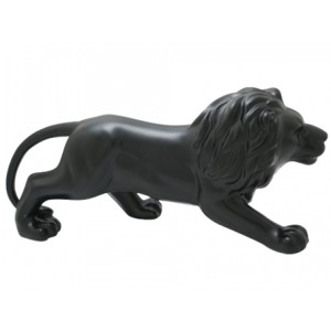 MLPD-05  LEAO PRETO DECORATIVO 24CM